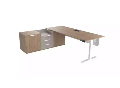 Coin chef Bureau mobilier Bureau Conception Pratique Mobilier Cabinet de droit beige