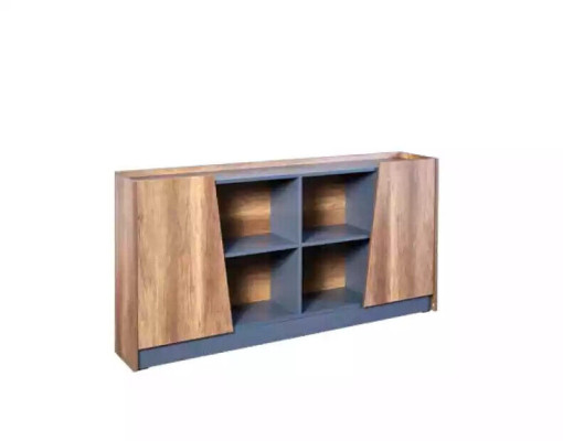 Bureau Table basse Étagère Salle d'étude Bureau Moderne Marron