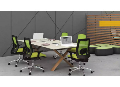 Grand bureau professionnel Tables de conférence Mobilier Aménagements Mobilier en bois Moderne