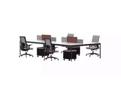 Moderne großer Arbeitstisch Büromöbel Laptoptisch Büroarbeitsoberfläche