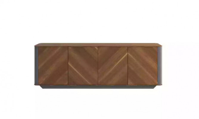 Meuble de bureau en bois de Sidboard de Brown de nouvelle conception de commode de bureau de armoire basse de meuble de design