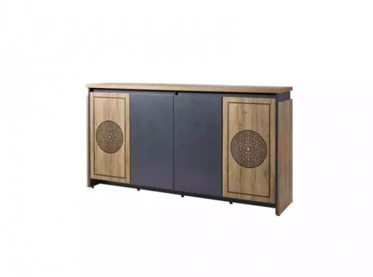 Buffet Commode Armoire Brun Buffet Meubles de bureau Mobilier de bureau neuf
