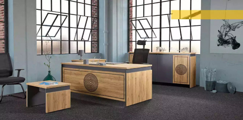 Buffet Commode Armoire Brun Buffet Meubles de bureau Mobilier de bureau neuf