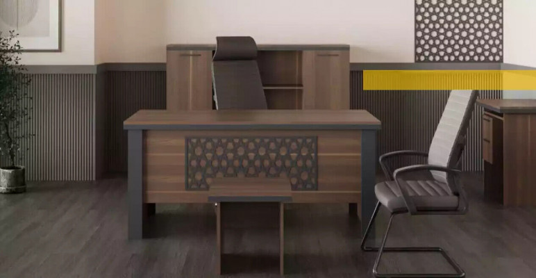 Bois massif Bureau Mobilier de salle d'étude Tables de designer de luxe Moderne