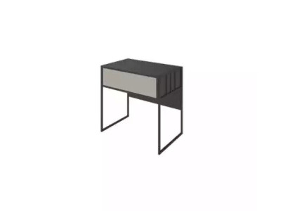 Commode Bureau Buffet Mobilier de bureau Armoire Design Ameublement Gris