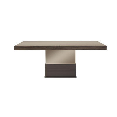 Luxe salle à manger Salle à manger Table à manger Ensemble de salle à manger Chaises Gris Bois 9 pièces Set