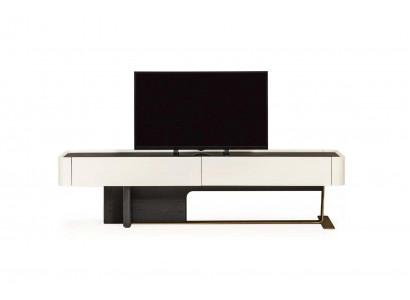 Buffet Meuble TV Meuble bas Meuble TV Armoire Bois Blanc Salon Moderne