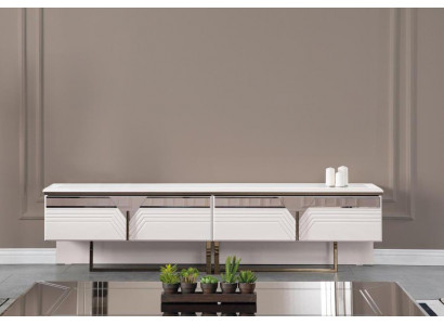 Buffet télé armoire TV basse meuble TV meuble bois armoire en bois blanc design