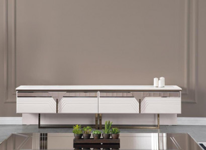 Buffet télé armoire TV basse meuble TV meuble bois armoire en bois blanc design