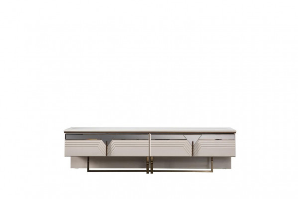 Buffet télé armoire TV basse meuble TV meuble bois armoire en bois blanc design