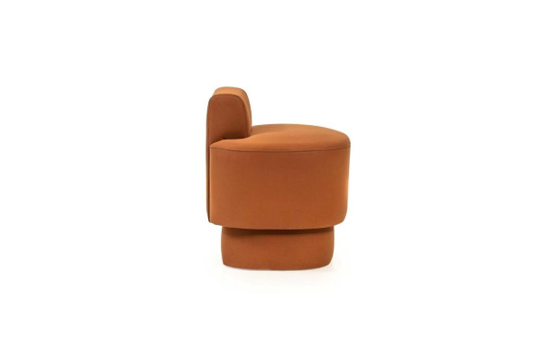 Tabouret Tabouret Tabouret rembourré Orange Repose-pieds Siège moderne Mobilier