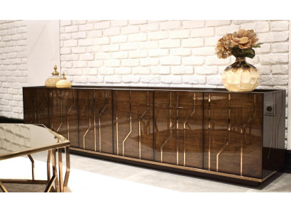 Mobilier de salon Buffet de luxe design moderne Commode en bois Ameublement