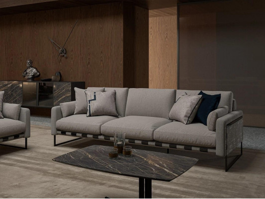 Suite Mobilier rembourré Canapé Trois places Moderne Canapé Deux places Mobilier Table basse