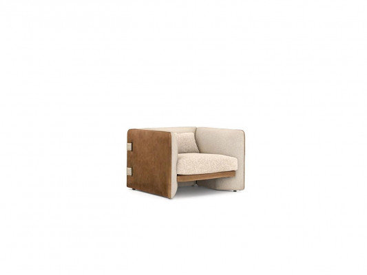 Complétez un ensemble de 5 pièces comprenant un canapé trois places, un fauteuil de luxe, une table basse en bois moderne.