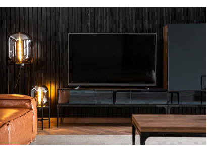 Meuble TV buffet meuble de salon commode enfilade meuble bas mural multimédia