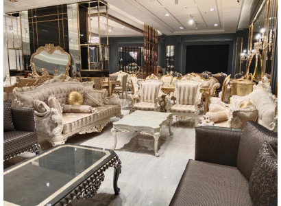 Ensemble de canapés et fauteuils de haute qualité et élégants pour le salon
