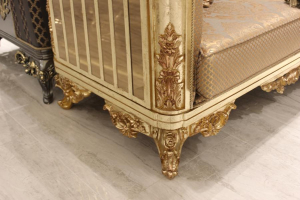 Ensemble de canapés 3 places Chesterfield 3311 en tissu classique groupe R nouveau