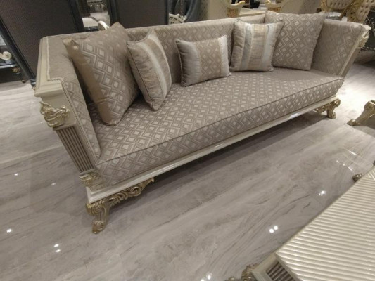 Ensemble de meubles de salon de haute qualité 2x canapé + fauteuil exclusif Set de salon