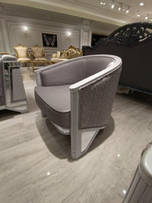 Ensemble de salon de meubles haut de gamme, ensemble de canapé 3+3+1 places 2x canapés fauteuil
