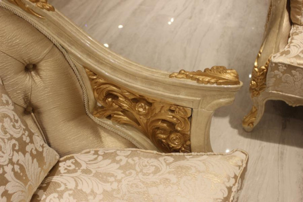 Meubles de salon élégants Ensemble de canapés Ensemble de canapés de salon 2x Fauteuil