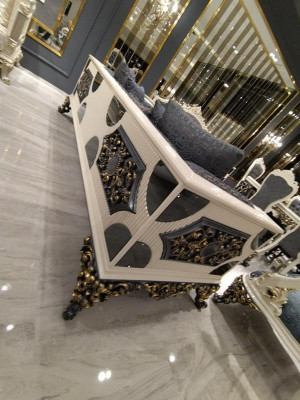 Canapé 3 places luxueux Canapé noble Élégant Salon Canapé Art déco neuf