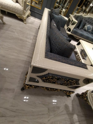 Canapé 3 places luxueux Canapé noble Élégant Salon Canapé Art déco neuf