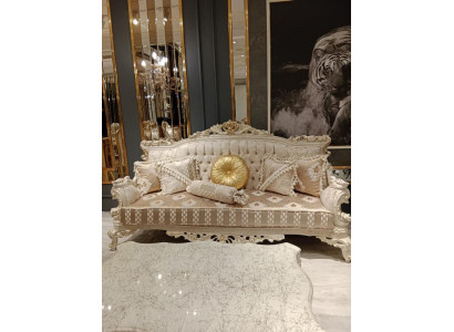 Élégant canapé 3 places Noble Mobilier élégant Salon Canapé beige neuf