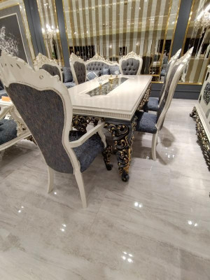 Salle à manger élégante Table à manger Luxueuse Table Glamour Table à manger neuve