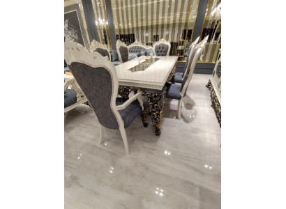 Salle à manger élégante Table à manger Luxueuse Table Glamour Table à manger neuve