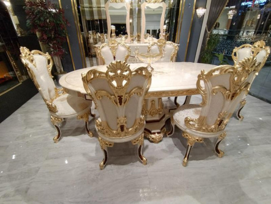 Table à manger Table en bois Groupe de tables Salle à manger Salon Suite en bois Tables de design