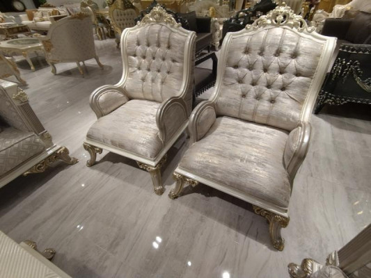 Fauteuil de salon exquis Mobilier de salon Fauteuil de luxe Siège