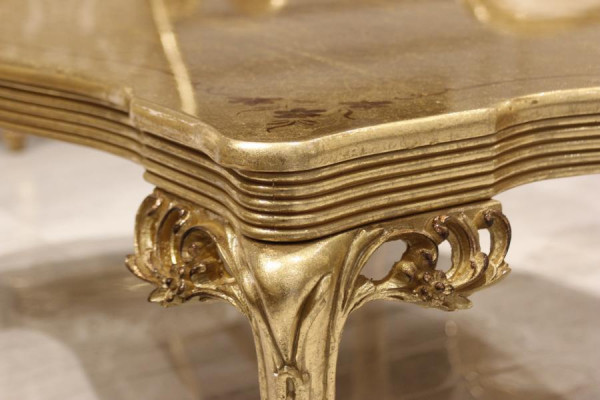 Table basse Table de salon Or Luxe Tables basses Table d'appoint Table de canapé nouveau