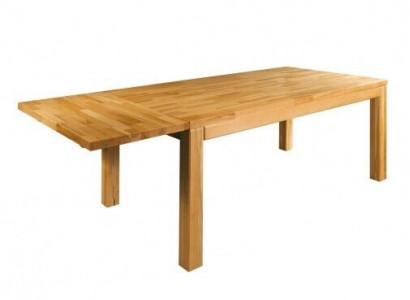 Table à manger 140x90 cm en chêne massif Table à manger en chêne massif à quatre pieds