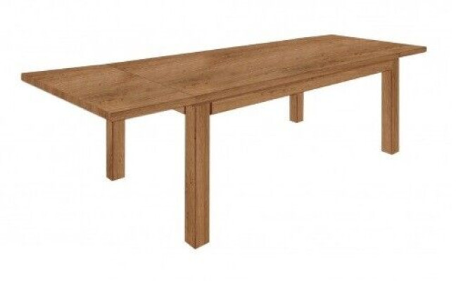 Table à manger Table extensible Table en bois fait main Bois massif neuf 180x200cm