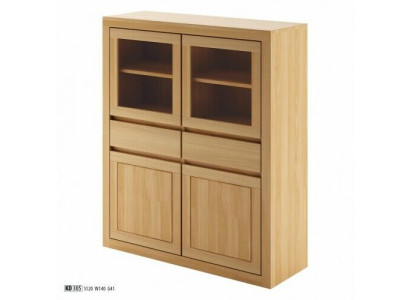 Commode en bois faite à la main Buffet Commode en bois massif Étagère de salon