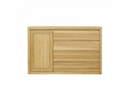 Bahut Commode Bois massif Armoires Bois massif 140x90cm Commodes Armoire Chêne