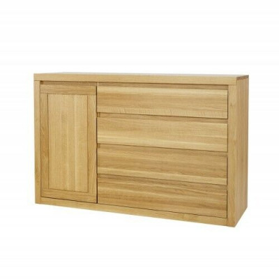 Bahut Commode Bois massif Armoires Bois massif 140x90cm Commodes Armoire Chêne