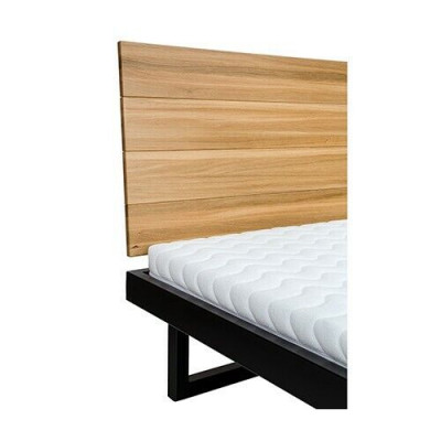 Lits mezzanine en bois massif de 140x200cm Mobilier de chambre en bois massif Lit en chêne métallique