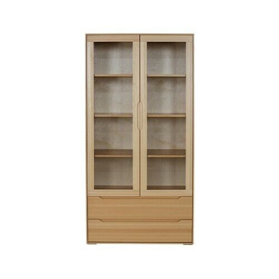 Vitrine de présentation de garde-robe classique en bois massif fait main Armoires en bois.