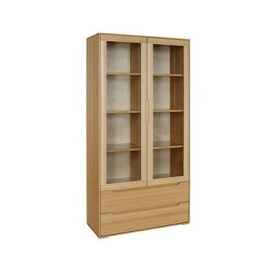 Vitrine de présentation de garde-robe classique en bois massif fait main Armoires en bois.