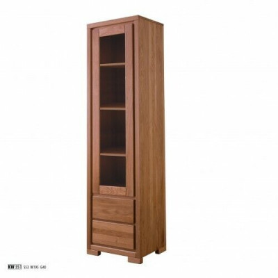 Vitrines classiques Armoire vitrine Vitrine de salon Vitrines de conception en bois massif