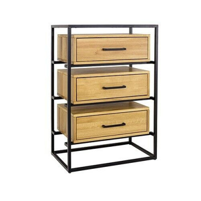 Designer Loft Kommode Sideboard Schrank Wohnzimmerregal Luxus Metallkommoden