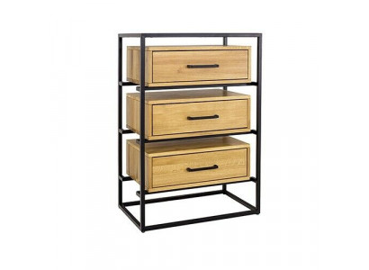 Designer Loft Kommode Sideboard Schrank Wohnzimmerregal Luxus Metallkommoden