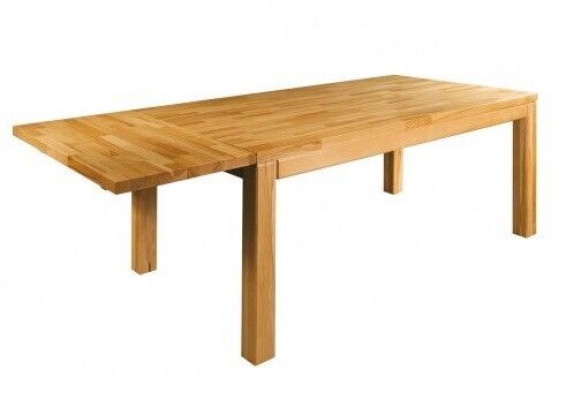 Table à manger Table solide Tables en bois massif Salle à manger en chêne Massif 160x90cm nouvelle