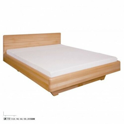 Lit en bois massif 180x200 Lit double Hêtre Massif Lits en bois véritable Plein lit en bois