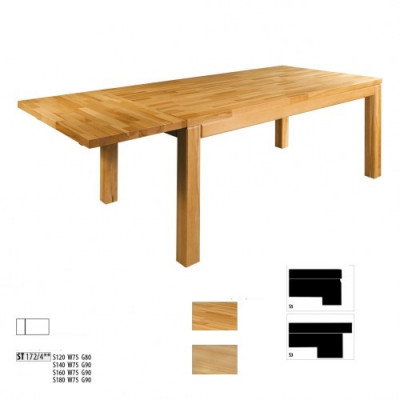 Table Table à manger Meubles massifs Salle à manger 160x90cm Bois véritable Bois massif Tables nouvelles