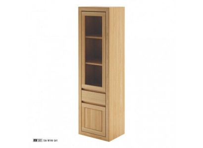 Vitrine en bois véritable Grande armoire vitrine en verre Meubles massifs en bois Armoires en bois massif neufs