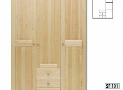 Armoire à vêtements Design Armoires à vêtements Bois massif Meubles solides Armoires neuves