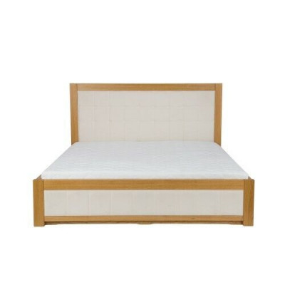 Lit en bois massif Double Lits de mariage Hêtre Meubles de chambre à coucher Bois neuf 180x200cm