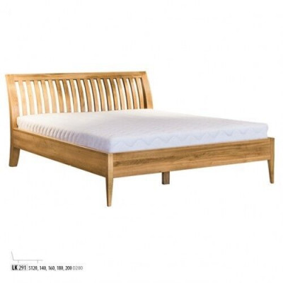 Lit en bois massif Double Lits de mariage Hêtre Meubles de chambre en bois 160x200cm neuf